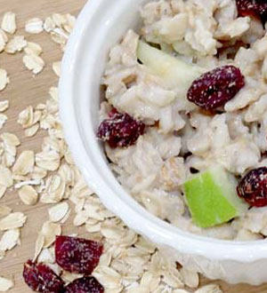 PAH-friendly recipe: oatmeal with almonds